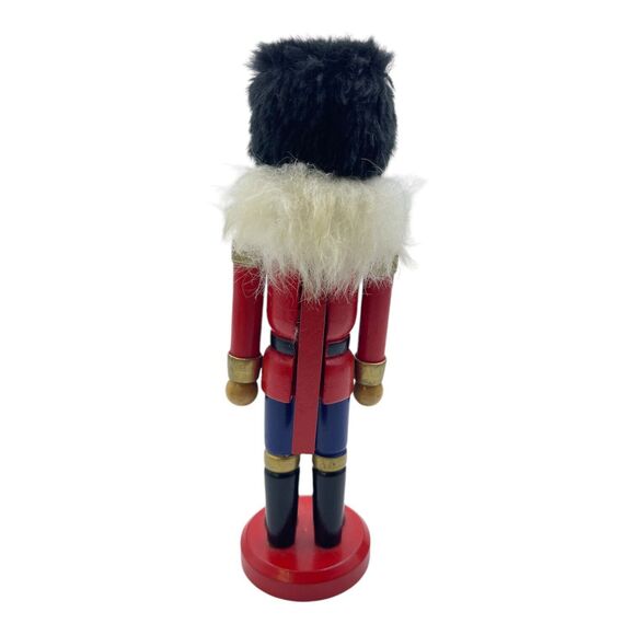 Traditional Wooden Nutcracker Figure 8 inch Soldier Outfit - Picture 4 of 4